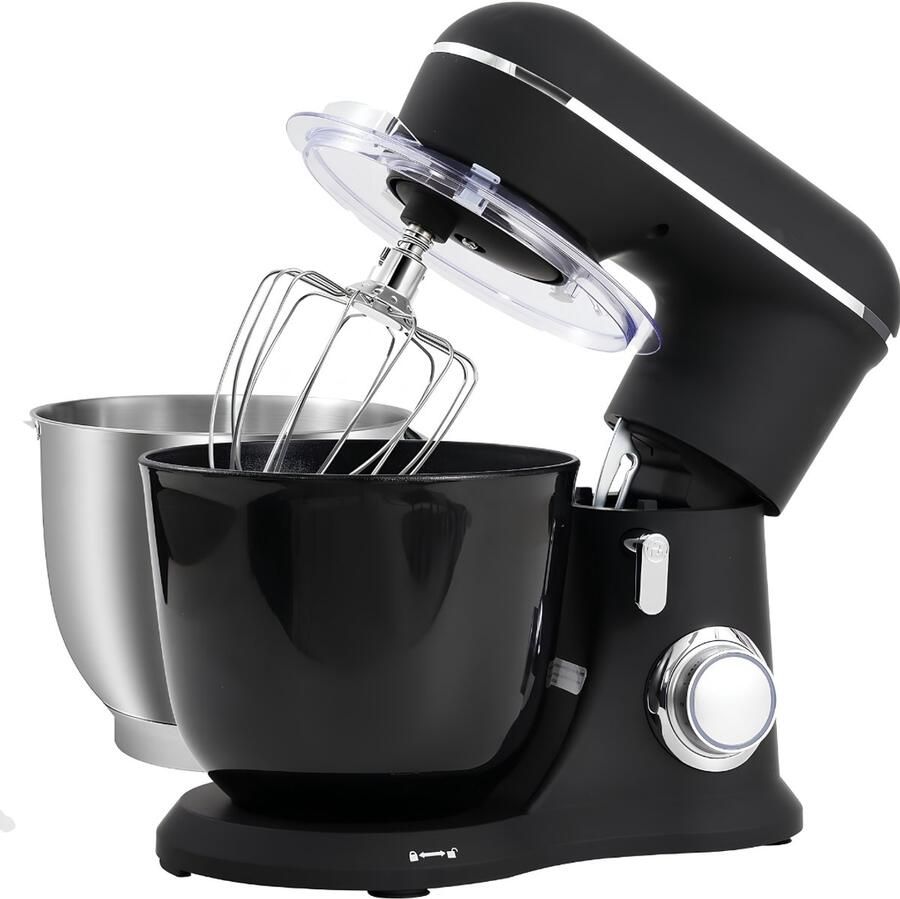 KAD Deegmachine Elektrische Deegmixer Keukenmixer Zwart 35cm x 33cm x 22cm