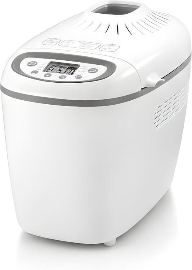 KAD Luxe Broodbakmachine met Warmhoudfunctie Digitaal Display Instelbare Korstgraad Antiaanbaklaag Wit 51cm x 32cm x 40cm