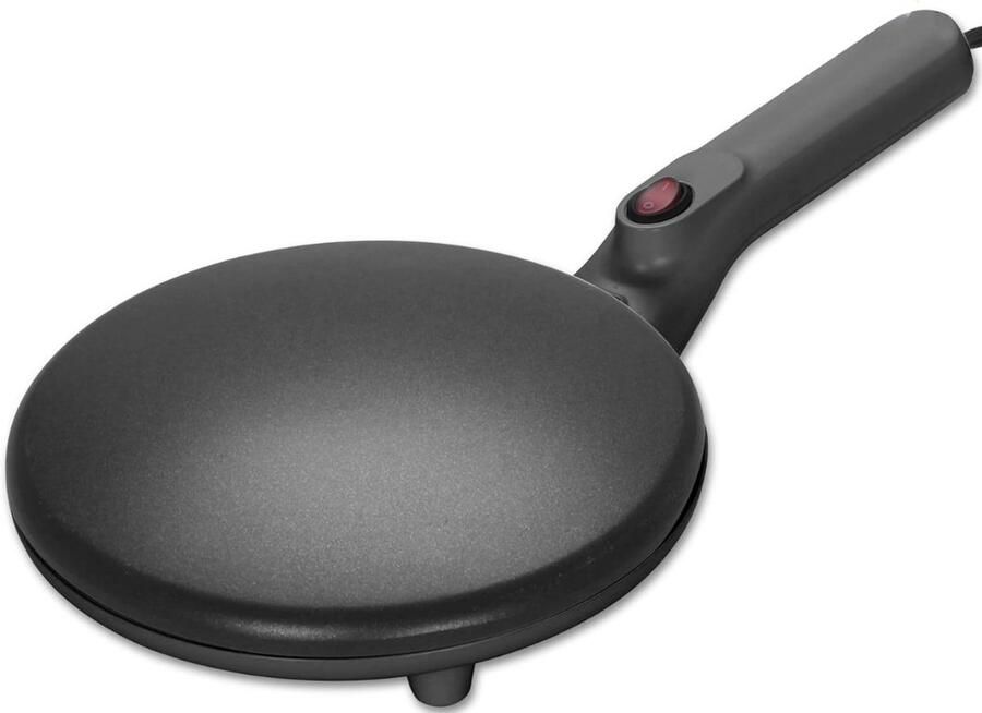 KAD Pannenkoekenmaker Pancake Maker Pannenkoekenmaker Pancake Pan Zwart 39cm x 21cm x 5cm