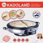 Kadoland Crêpe- en Pannenkoekenmaker – Elektrische Bakplaat Ø50cm Sac Bakplaat voor brood yufka katmer en andere deegen - Thumbnail 2