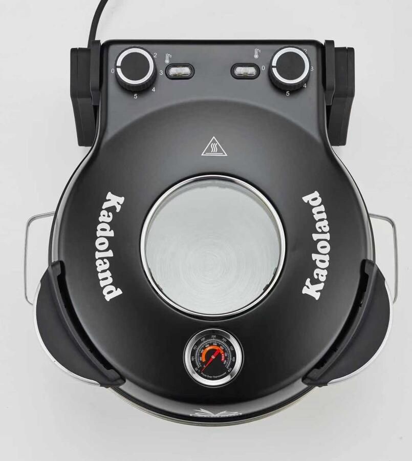 Kadoland MZ2312 Multifunctionele Pizza Oven Taşfırın Uitneembare Pizzasteen en RVS pan