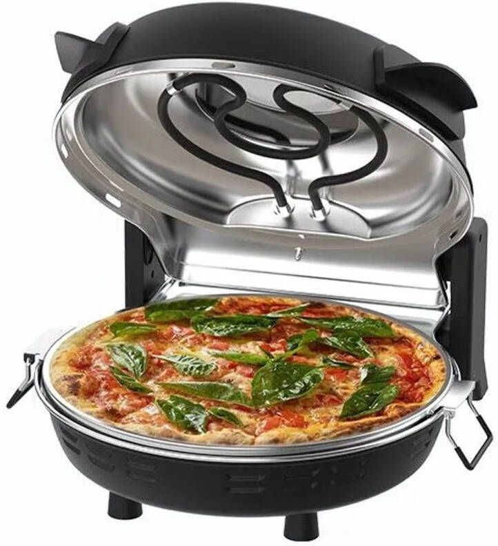 Kadoland MZ2310 Multifunctionele Pizza Oven Taşfırın Uitneembare Pizzasteen en RVS pan