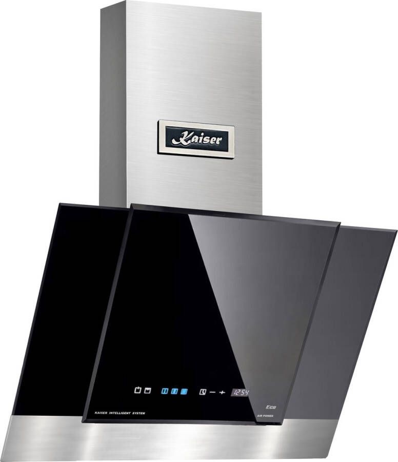 Kaiser afzuigkap GRAND CHEF AT 6438 F ECO afzuigkap 60cm TouchControl zwart glas 910m³ h