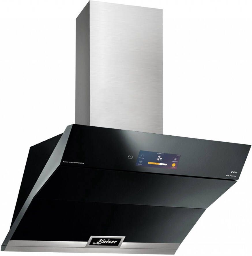 Kaiser AT 9343 Afzuigkap 90cm schuin disign TFT-display 1250 m3 h wandkap