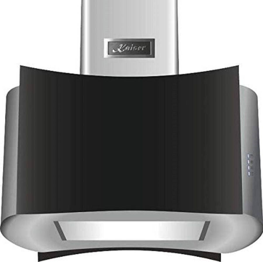 Kaiser eilandluik Afzuigkap AI 7418 Eco eilandluik 70cm zwart glas roestvrij staal 1250m³ h