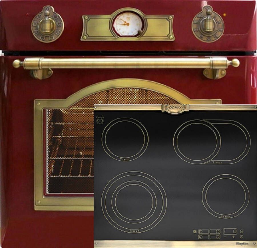 Kaiser elektrische Inbouwoven 60 cm EH 6355 RotEm+KCT 6185 Em inbowelektrische kookplaat 60 cm