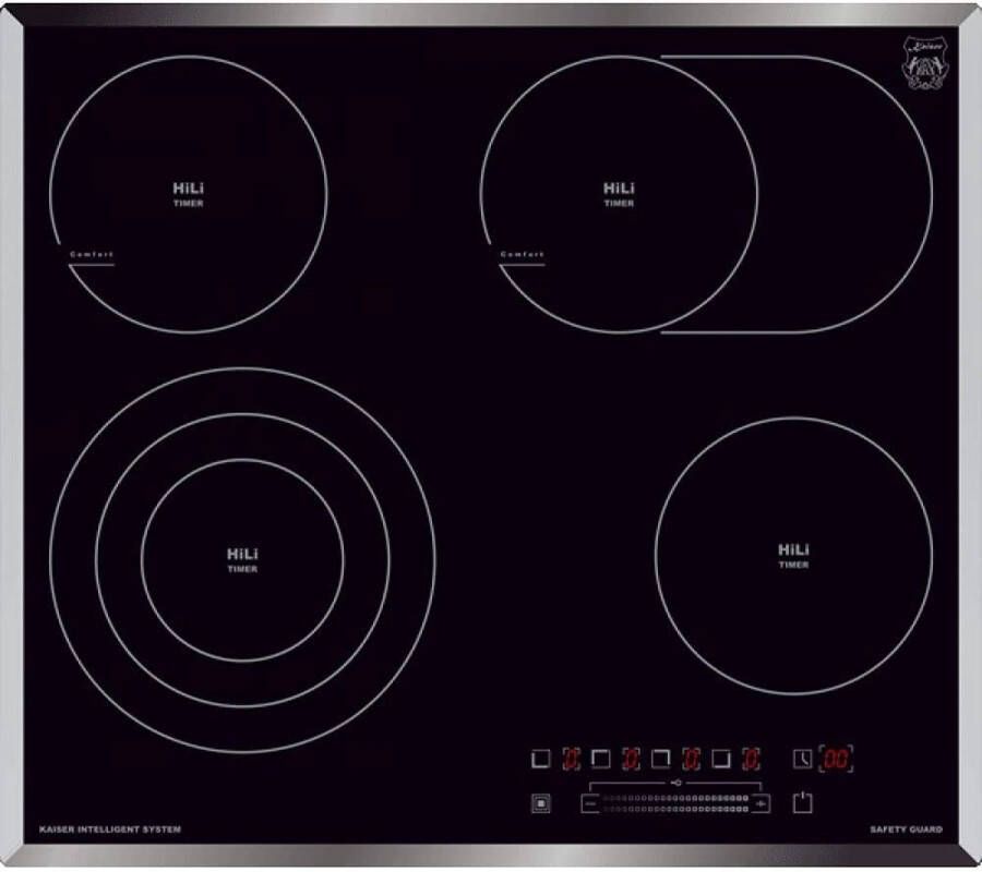 Kaiser elektrische kookplaat Inbouwkookplaat KCT 6715 F 4 kookzones QuickHeat-zones