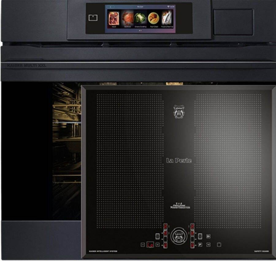 Kaiser Inbouwoven EH 6341 XXL Multi 37 multifunctionele elektrische stoomoven met stoomreiniging 60 cm + KCT 61 FI inductiekookplaat 60 cm FREE ZONE met 2 FLEX inductiezones