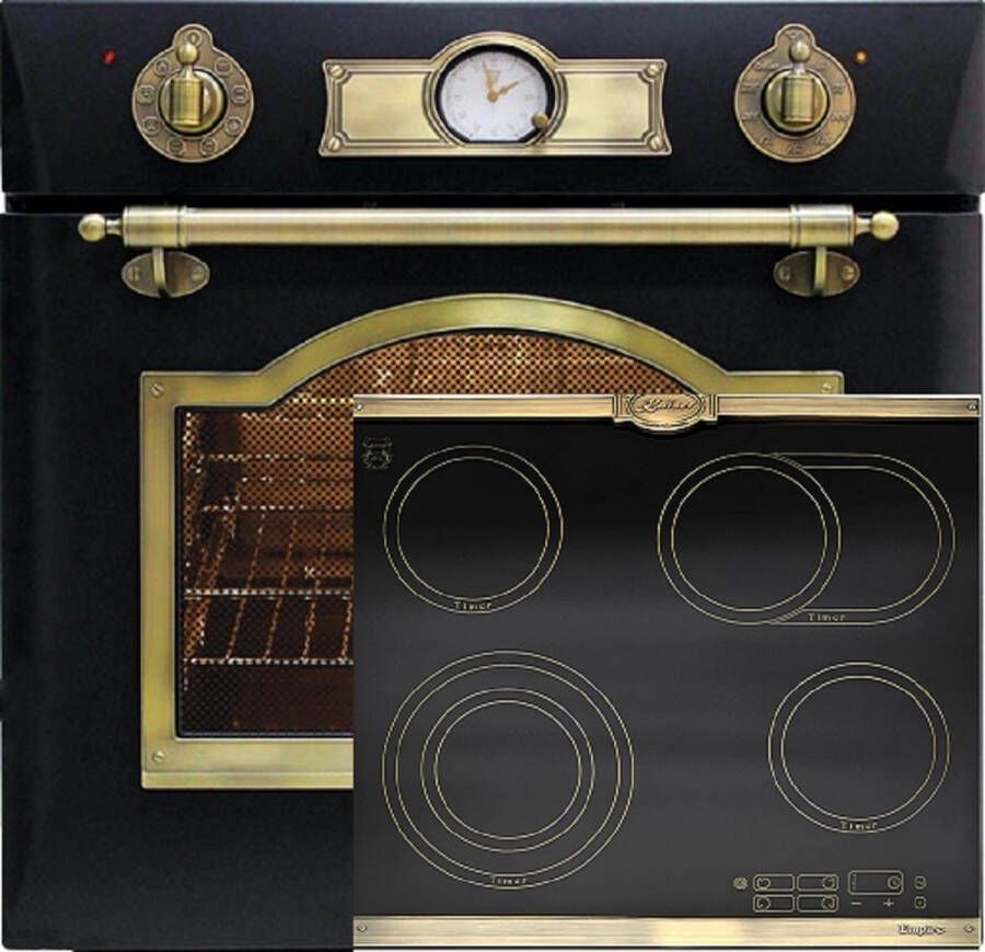 Kaiser inbouwoven EH 6355 Em 60 cm+KCT 6185 Em inbowelektrische kookplaat 60 cm