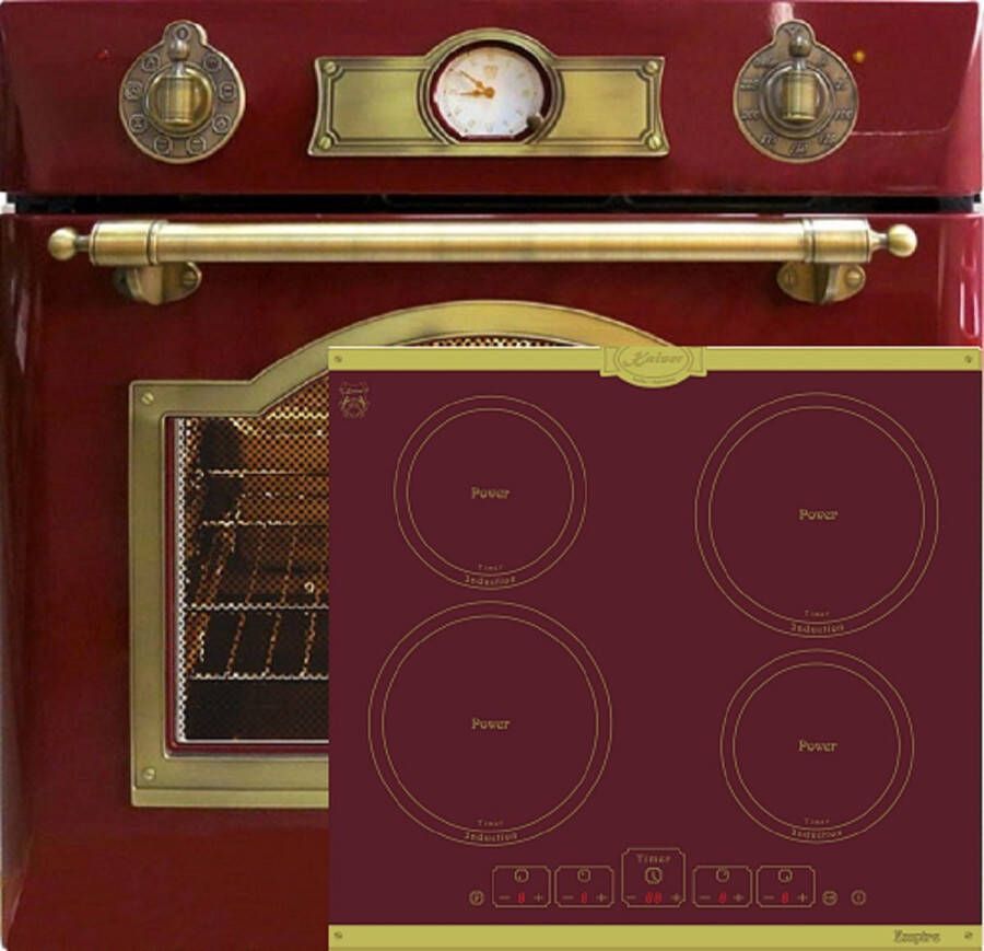 Kaiser Inbouwoven EH 6355 RotEm 60cm 67L 8 functies+KCT 6195 iRotEm inductiekookplaat 60cm