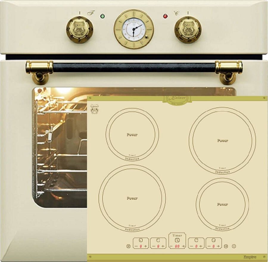 Kaiser Inbouwoven EH 6432 ElfBE Eco 68 L 60 cm+KCT 6195 IElfEm inductiekookplaat 60cm