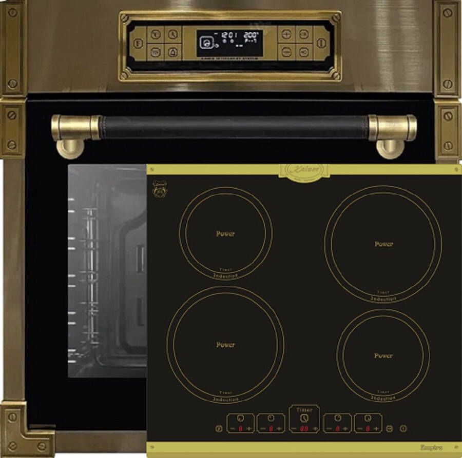 Kaiser inbouwoven EH 6726 AD 60 cm 80 L+KCT 6195 IEm inductiekookplaat 60cm