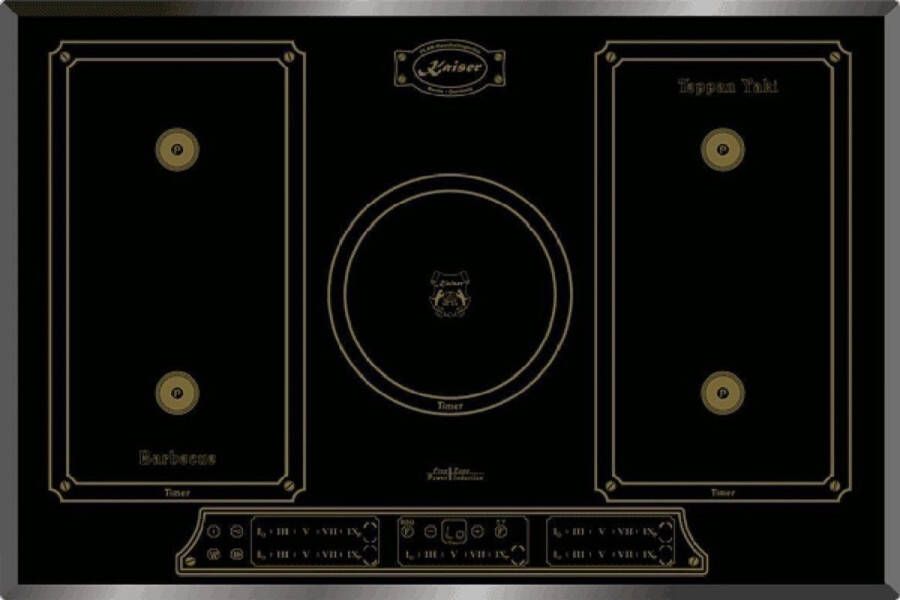Kaiser inbow inductiekookplaat KCT 7797 FI Em inductiekookplaat 77cm FREE ZONE
