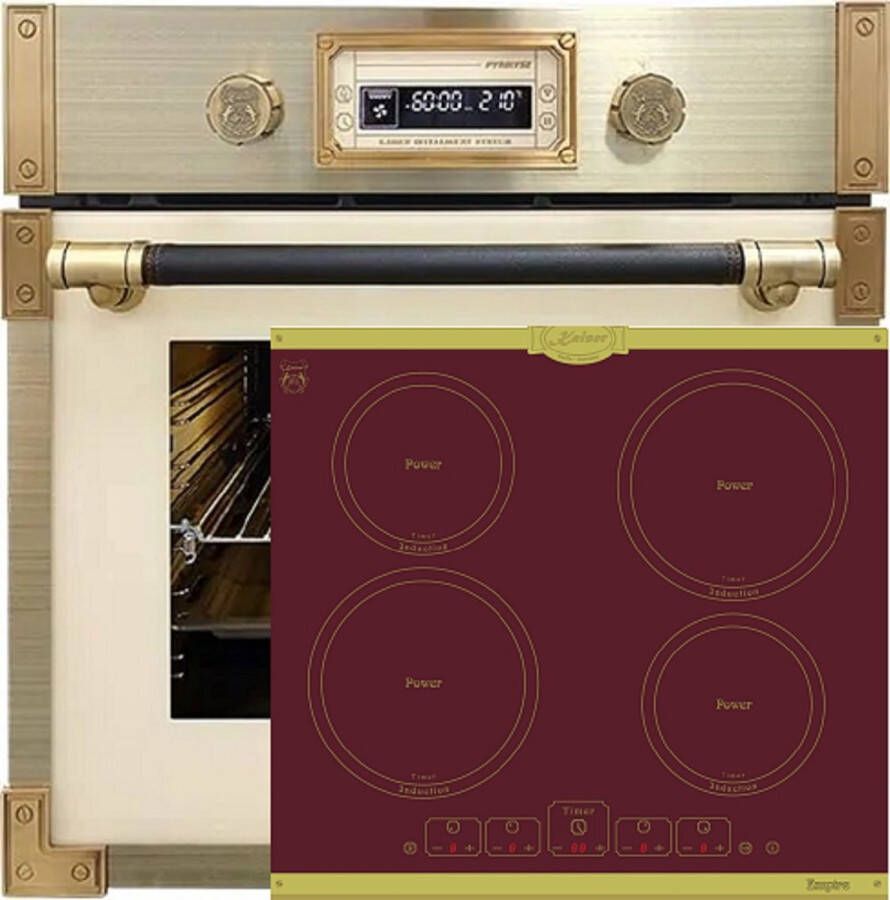 Kaiser Pyrolytische Inbouwoven EH 6427 ElfAD 60 cm+KCT 6195 iRotEm inductiekookplaat 60cm