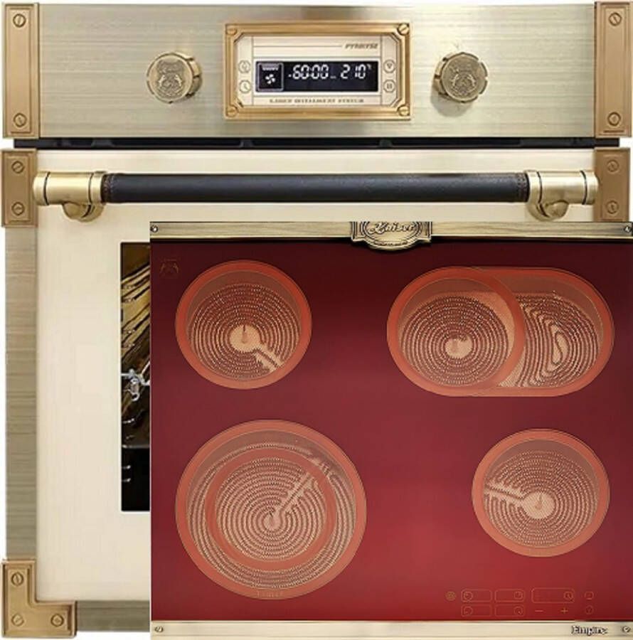 Kaiser Pyrolytische Inbouwoven EH 6427 ElfAD 73L 60 cm+ KCT 6185 RotEm inbowelektrische kookplaat 60 cm