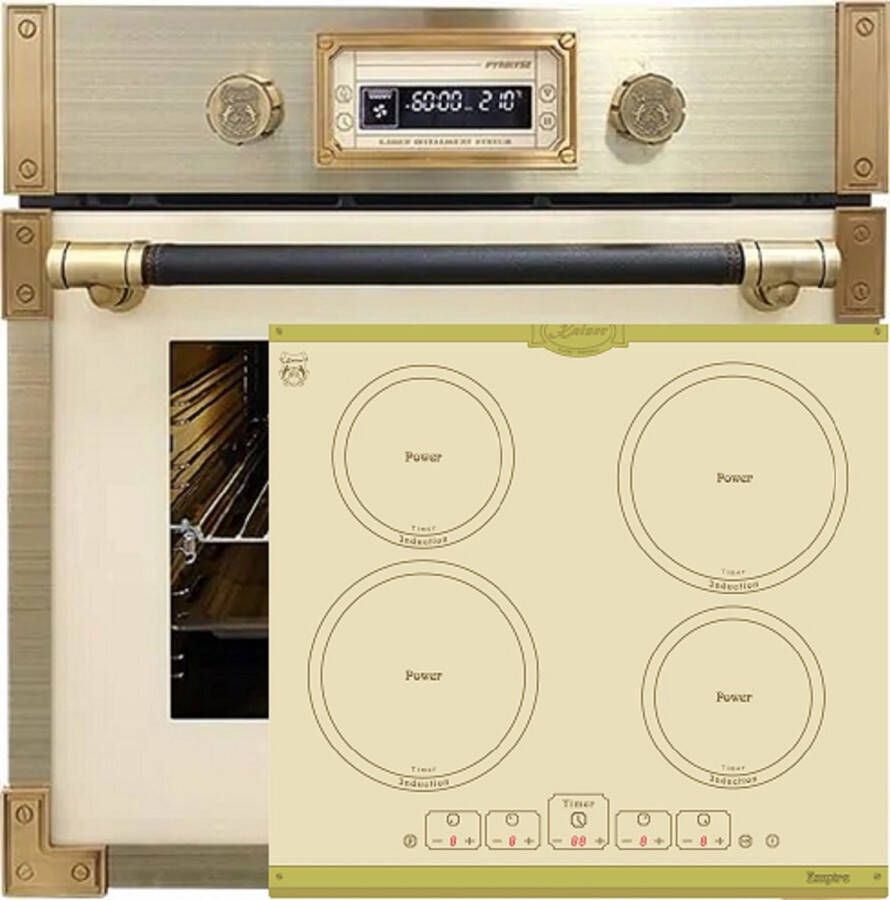 Kaiser Pyrolytische Inbouwoven EH 6427 ElfAD 73L 60 cm+KCT 6195 IElfEm inductiekookplaat 60cm