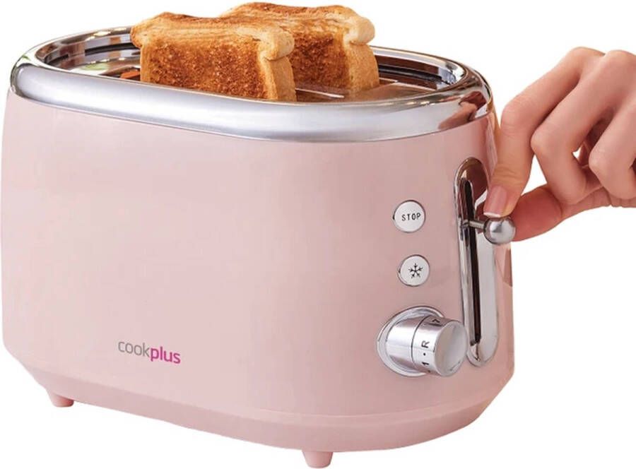 KARACA Cookplus – Roze Broodrooster – 700 W – 7 Standen