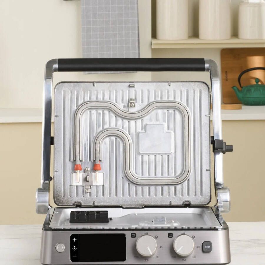 KARACA Grill et Toaster Compact en Acier Inoxydable 2008