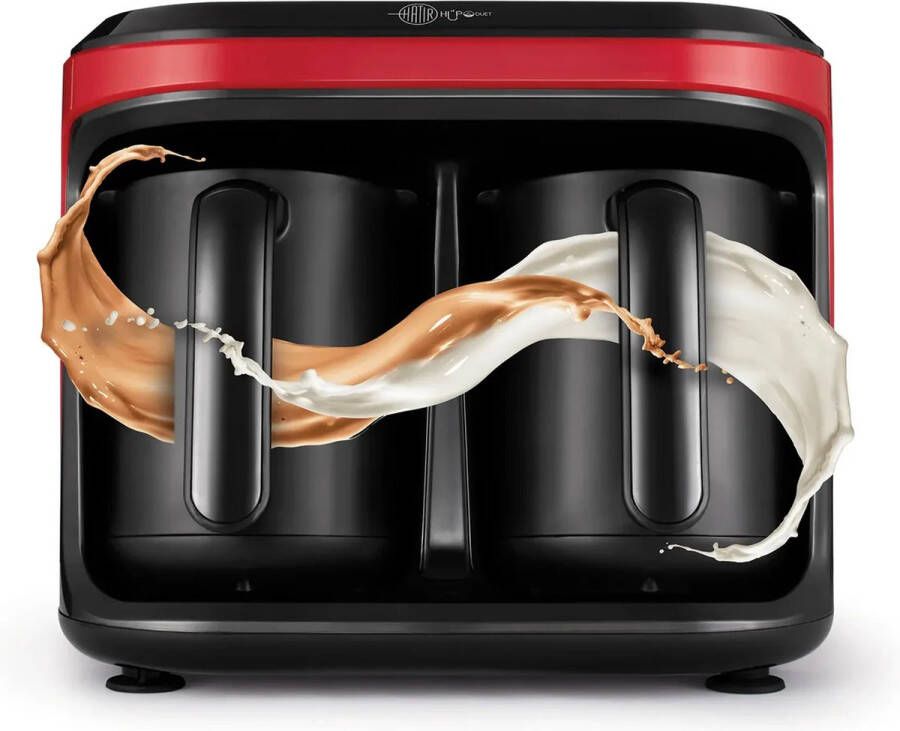 KARACA Hatır Hüps Duet Koffiezetapparaat voor Turkse koffie met melk Rood 1400W