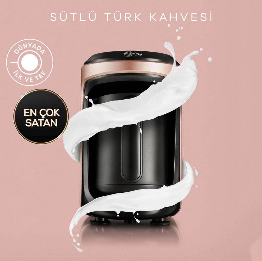 KARACA Hatır Hüps Melk Turkse Koffiezetapparaat Parelroze