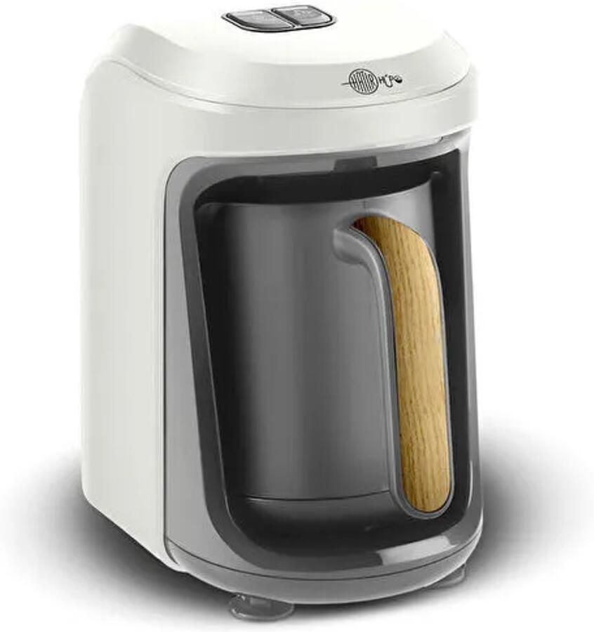 KARACA Hatır Hups Melkopschuimende Turkse Koffiemachine – Wood Craft – 5 Kopjes – 535W