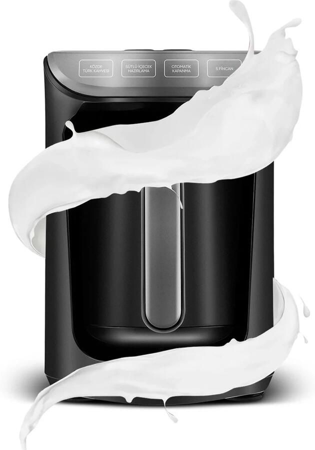 KARACA Hatır Koz Milky Turkse Koffiemachine met Melkfunctie – Galaxy Grijs 535W