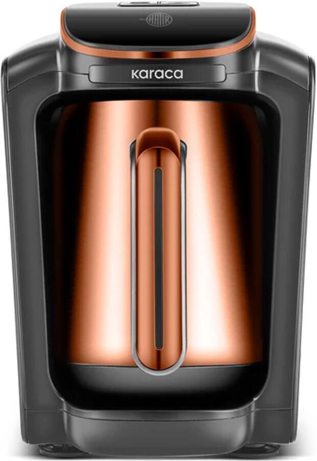 KARACA Hatır Neo Inox Turks Koffiezetapparaat – 735W – 300 ml – Elektrische Turkse Koffiemachine – RVS – Brons – 5 Kopjes