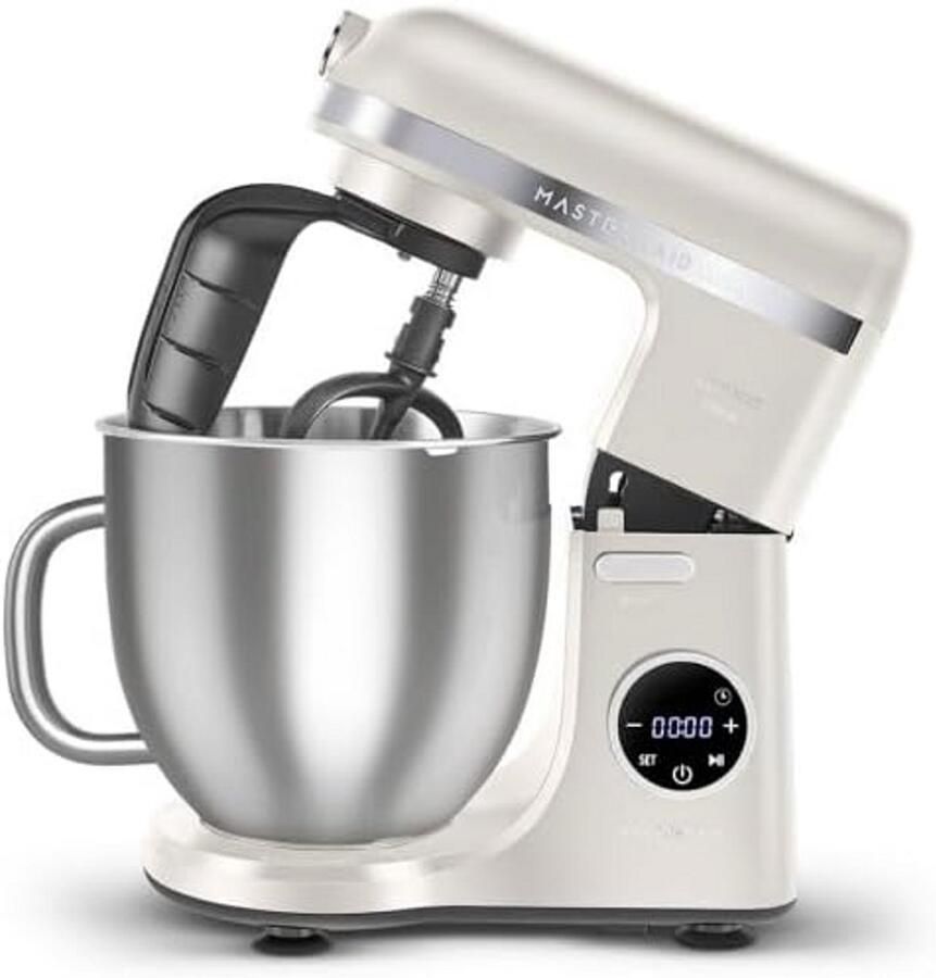 KARACA Mastermaid Chef Ultra Digitale Keukenmachine – 7L – 2000W – 10 Snelheden – Zero Side Tech – Starlight