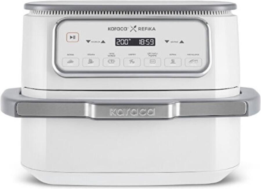 KARACA x Refika Air Pro Cook Airfryer – 9L – PFAS- & PTFE-vrije Swiss Coating – Dubbele Bereiding