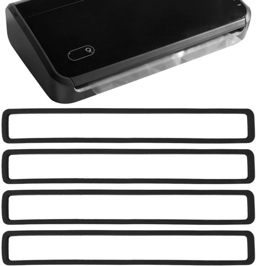 Karzo 4 stuks vervangende schuimpakkingen voor Foodsaver vacuümsealerpakkingen vervangende onderdelen en accessoires geschikt voor de FM2000 FM2100 GM2050 GM2150 VS0150-serie vacuümsealermachines