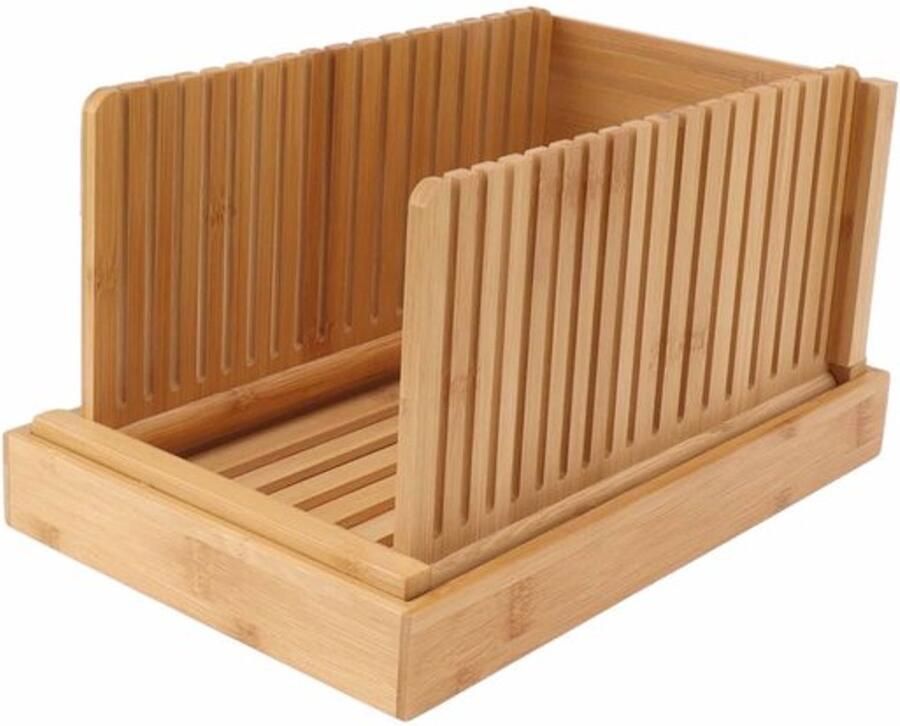 Karzo Broodsnijder Model 2023 Opvouwbare Snijgids voor Zelfgebakken Brood Compact en Duurzaam