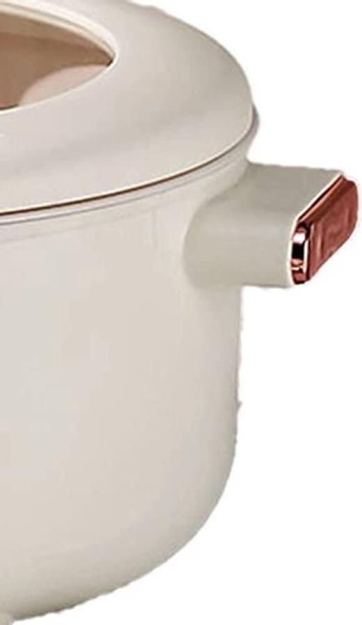 Karzo Elektrische pan 3.5 l 3 temperatuurstanden elektrische pot 1000 W 220 V voor het gezin (elektrische pot met deksel)