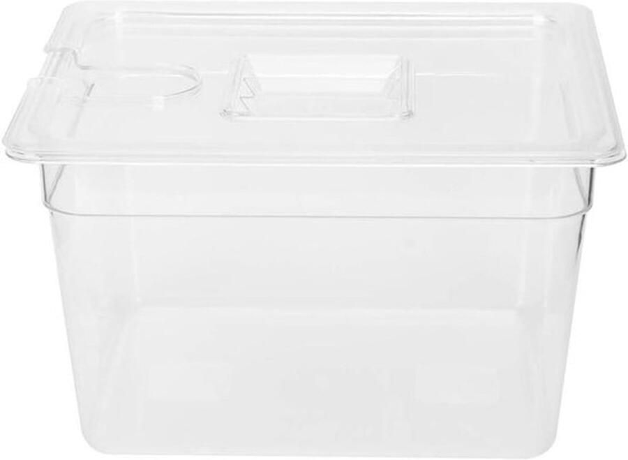 Karzo Opvouwbare Sous Vide-container 11 liter met deksel voor sous-vide-circulatiepomp Precisiekoken met sous-vide