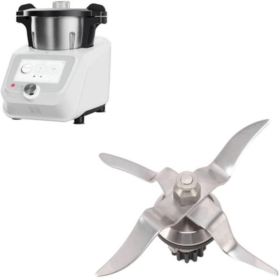 Karzo RVS Mengmes 4-Blad Mengmes 12 Tanden RVS voor 1.0 SKMK1200A1 SKMK1200B2