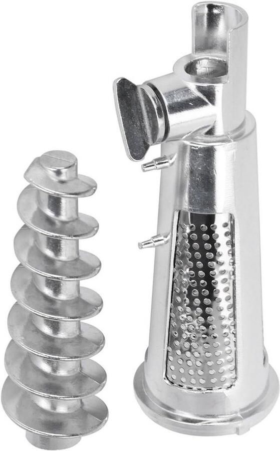 Karzo Vleesmolen opzetstuk voor mixers Keukenhulp mixeraccessoires met tomatensapcentrifuge spiraalvormige as en filterhuls