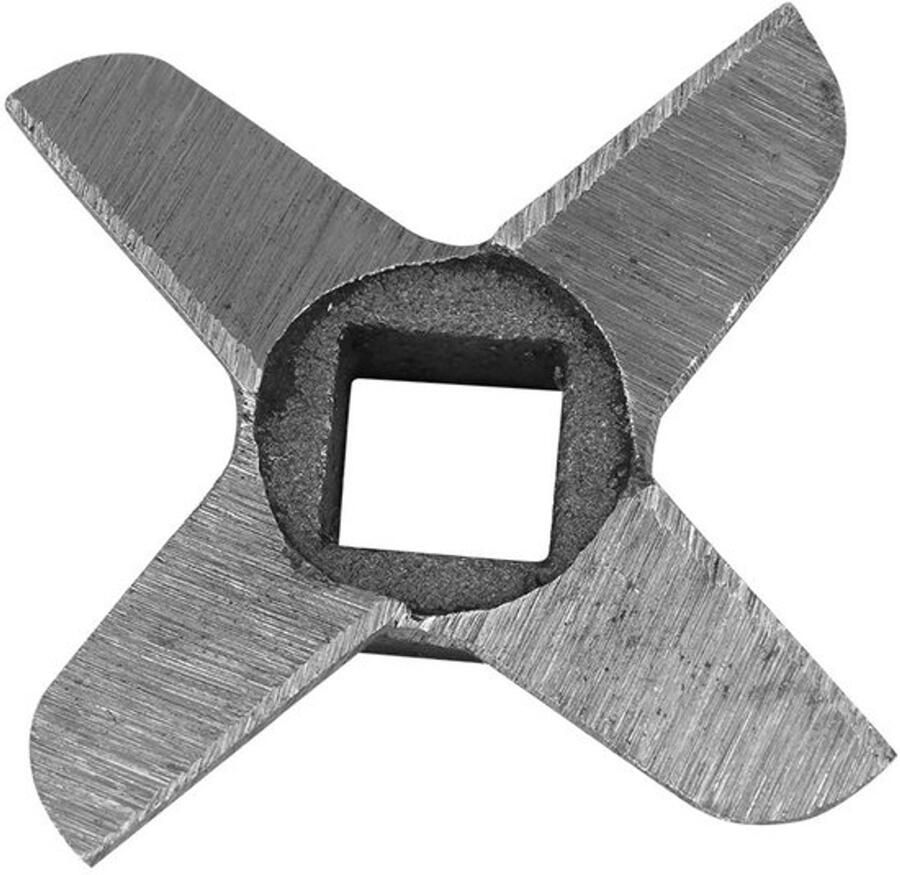 Karzo Vleesmolenmes Professioneel kruisvormig professioneel staal Keuken klein apparaat Vleesmolenmes Vleesmolens Snijder Onderdeel #8 Nr. 8