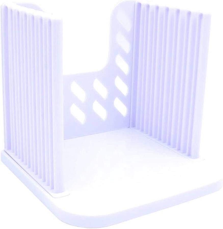 Karzo Witte broodsnijder keukenaccessoires broodsnijder opvouwbare en verstelbare compacte broodsnijder