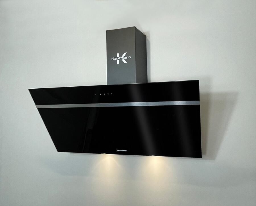 Kaufmann wandafzuigkap VIKTORIA 90 BL zonder kop 1000 m³ h 90 cm