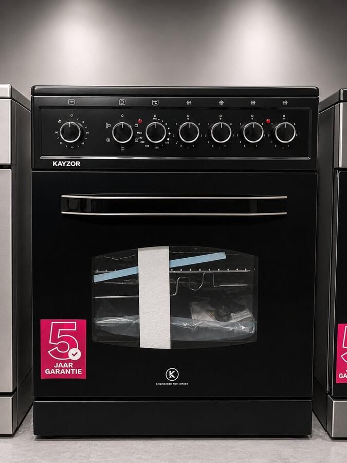 Kayzor Elektrische fornuis 60cm A energie label