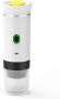 Draagbare elektrische espressomachine 3-in-1 capsule koffiepoedermaker compatibel met originele Nespresso-capsules andere capsules en gemalen koffie zelfverwarmende reis-koffiezetapparaat Wit - Thumbnail 2