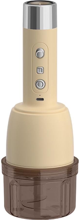KCVV Vleesmolen-vleesmolen electrisch-gehaktmolen-Keukenblender voor huishoudelijk gebruik elektrische vleesmolen vacuümmolen beige 25 5 x 9 cm