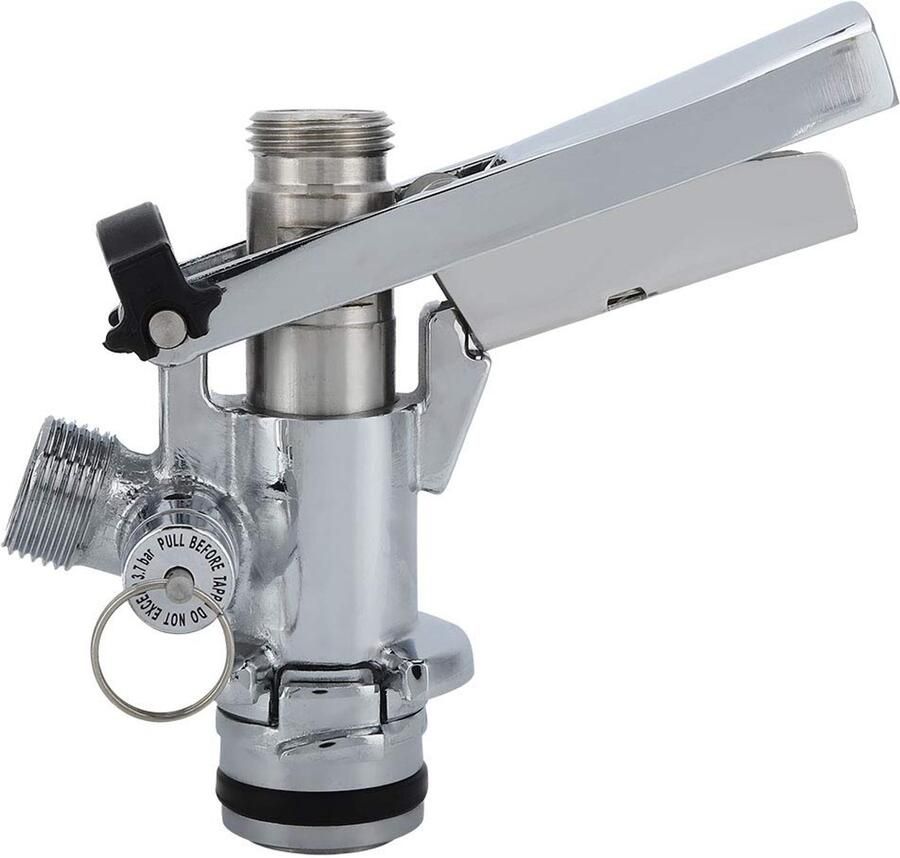 Keg Coupler Roestvrij Staal Biervat Koppeling Type U Geschikt voor Keykeg Voor Wijn Inclusief 6 Accessoires Biervatkoppeling