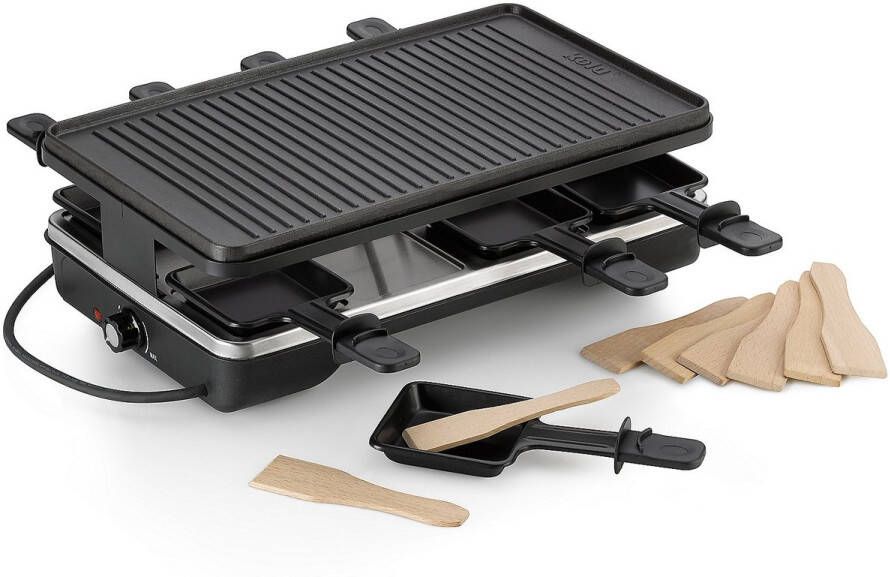 Kela Geneva Gourmet raclette 8 Personen Zwart