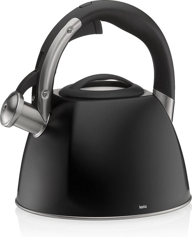 Kela Fluitketel Zwart 2.4 L Vitus