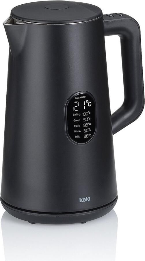 Kela Santos waterkoker 1 5 l zwart