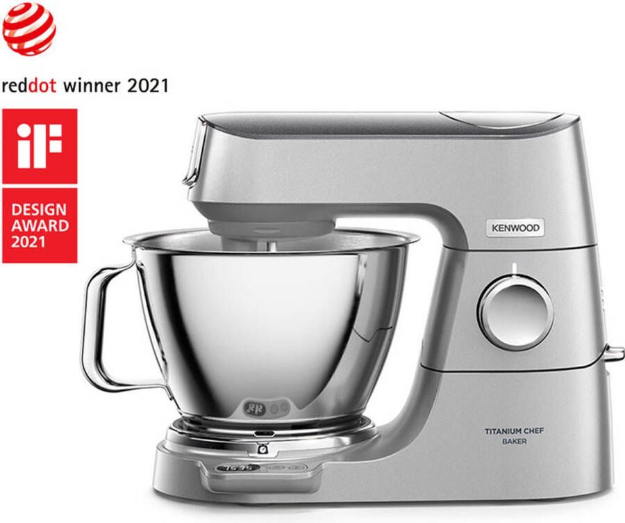 Kenwood KVC85.004SI Titanium Chef Baker Keukenmachine Zilver