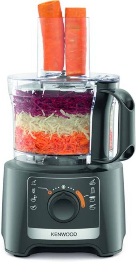 Kenwood FDP31.020GY multifunctionele robot 2 snelheden + Pulse 800W kom 2 1L + accessoires