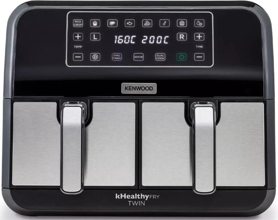 Kenwood HFM20.000MB friteuse Dubbel 8 l Vrijstaand 1700 W Heteluchtfriteuse Zwart - Foto 9