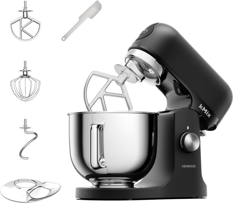 Kenwood kMix Staande mixer 1000 W Zwart Zilver