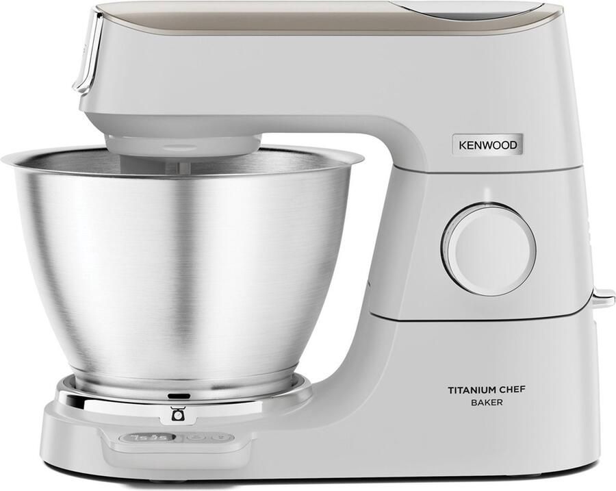 Kenwood KVC65.001WH keukenmachine 1200 W 5 l Roestvrijstaal Wit Ingebouwde weegschalen